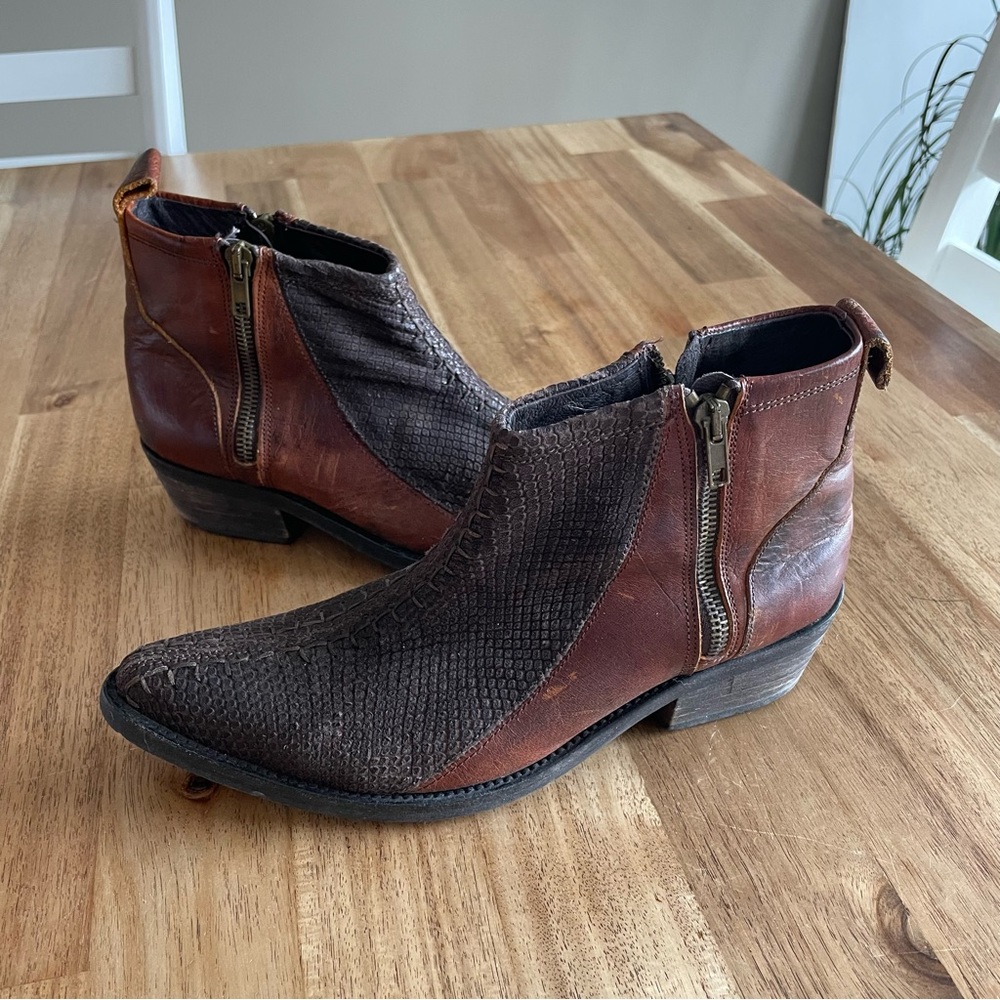 Free people leather boots